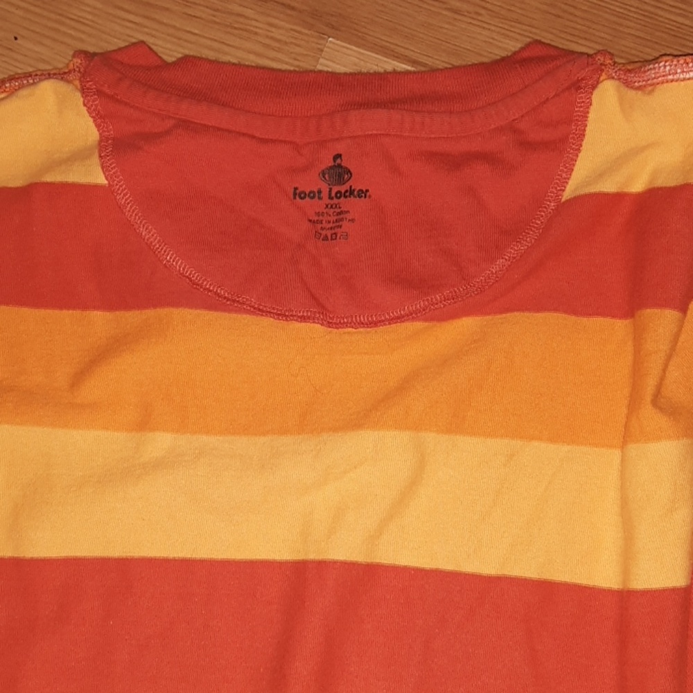 FootLocker's Men 3X Striped Crew Neck Shirt
